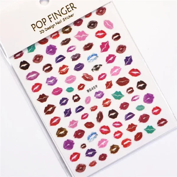 3D Love Heart Adhesive Sticker for Women's Fashion and Beauty Products - Himpall