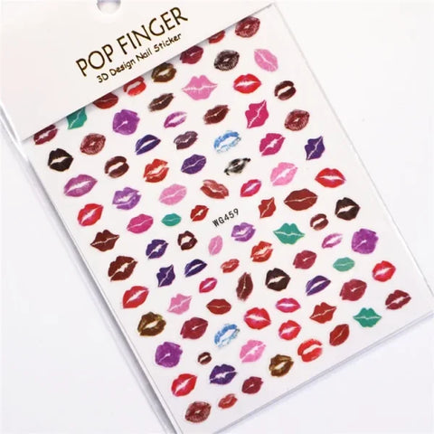 3D Love Heart Adhesive Sticker for Women's Fashion and Beauty Products - Himpall
