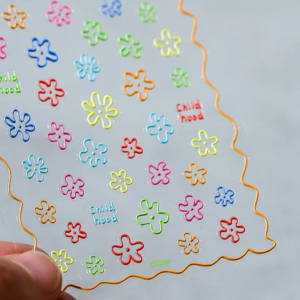 3D Love Heart Adhesive Sticker for Women's Fashion and Beauty Products - Himpall