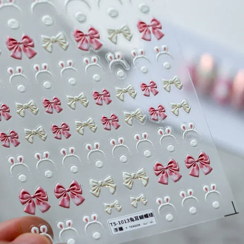 3D Love Heart Adhesive Sticker for Women's Fashion and Beauty Products - Himpall