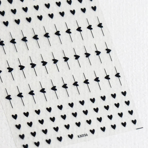 3D Love Heart Adhesive Sticker for Women's Fashion and Beauty Products - Himpall
