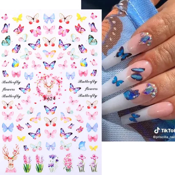 3D Love Heart Adhesive Sticker for Women's Fashion and Beauty Products - Himpall