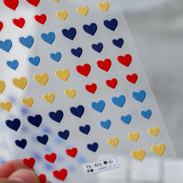 3D Love Heart Adhesive Sticker for Women's Fashion and Beauty Products - Himpall