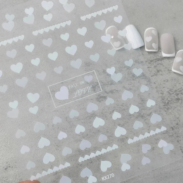 3D Love Heart Adhesive Sticker for Women's Fashion and Beauty Products - Himpall