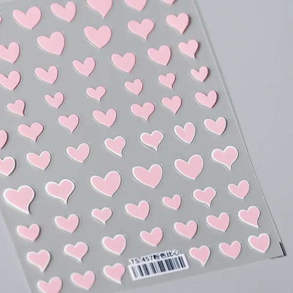 3D Love Heart Adhesive Sticker for Women's Fashion and Beauty Products - Himpall