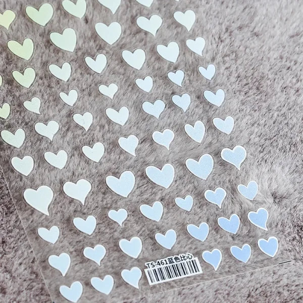 3D Love Heart Adhesive Sticker for Women's Fashion and Beauty Products - Himpall