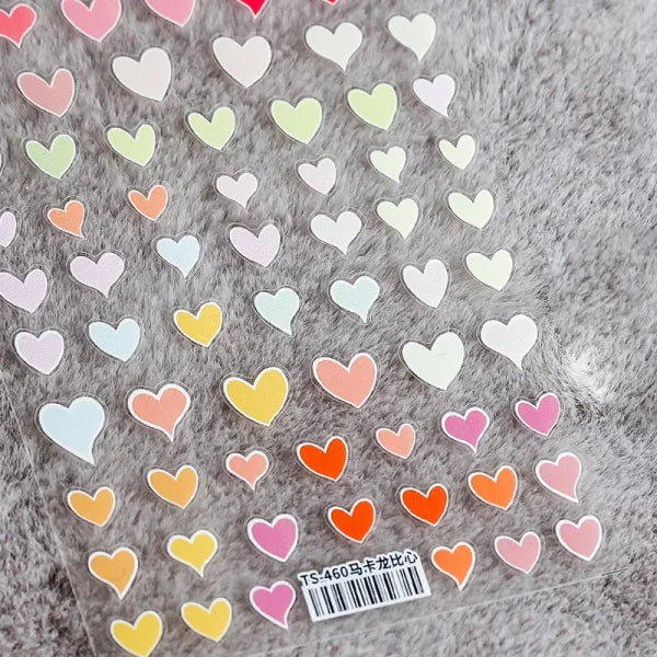 3D Love Heart Adhesive Sticker for Women's Fashion and Beauty Products - Himpall