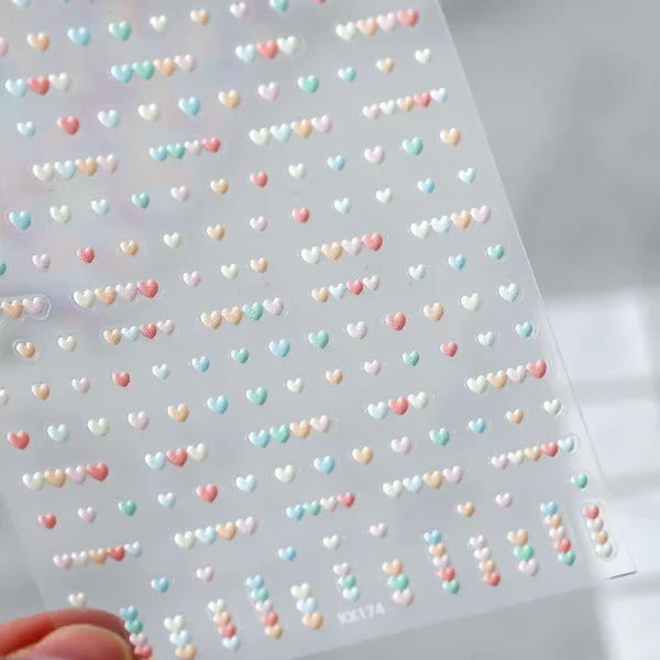 3D Love Heart Adhesive Sticker for Women's Fashion and Beauty Products - Himpall