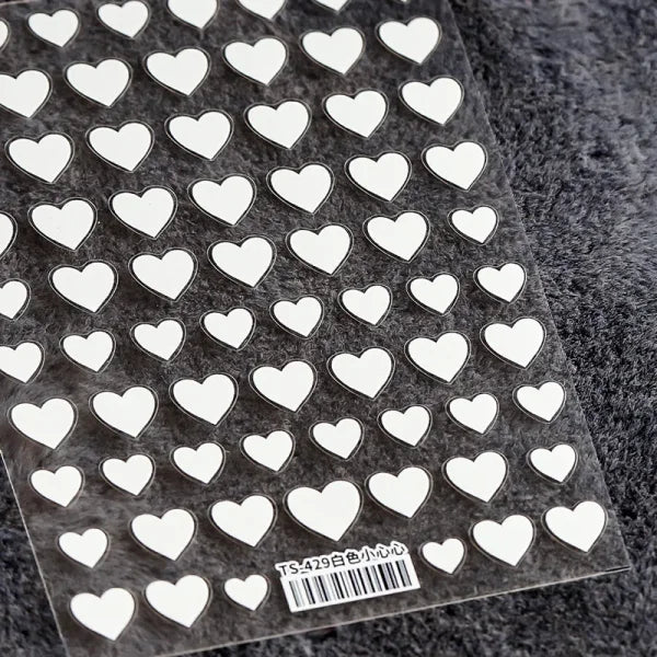 3D Love Heart Adhesive Sticker for Women's Fashion and Beauty Products - Himpall