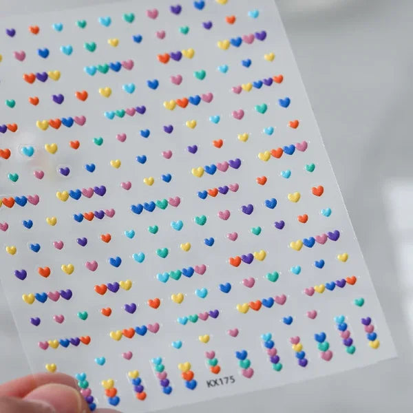 3D Love Heart Adhesive Sticker for Women's Fashion and Beauty Products - Himpall