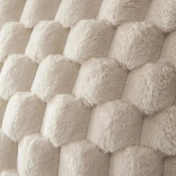 3D Plush Turtle Pineapple Pillowcase – Soft Cream White Home Decor