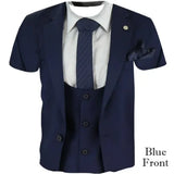 Men’s Polyester Print Broadcloth Knit Spring Summer T-Shirt - L41202155722 / S
