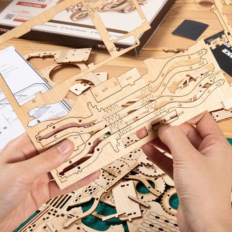 3D Wooden Puzzle Model Toys - default