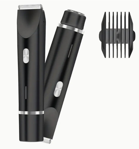 Versatile Body Hair Removal Device and Bikini Trimmer - Black / USB - Hair Remover