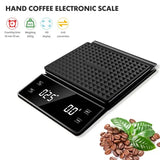 3kg/0.1g Coffee Scale with Timer Kitchen Tools Digital Multifunction Weighing Scale Pour Over Drip Espresso Scale LCD