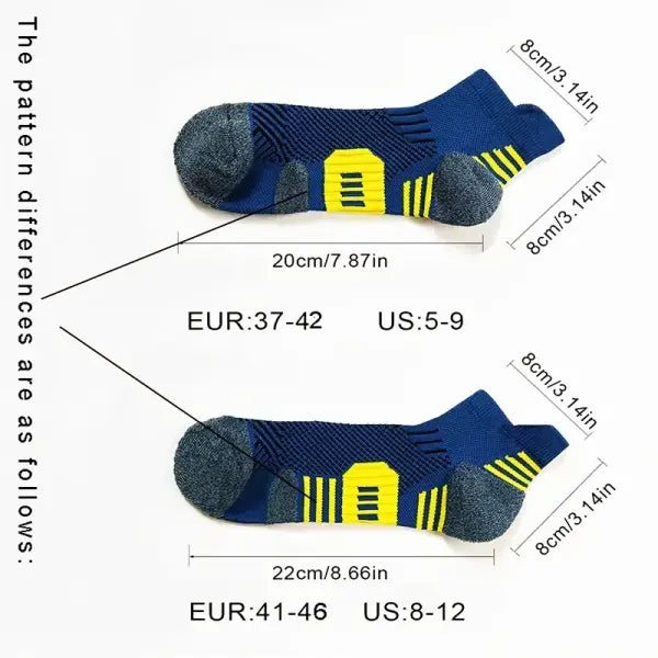 Basketball training sports socks polyester spandex quick-drying running