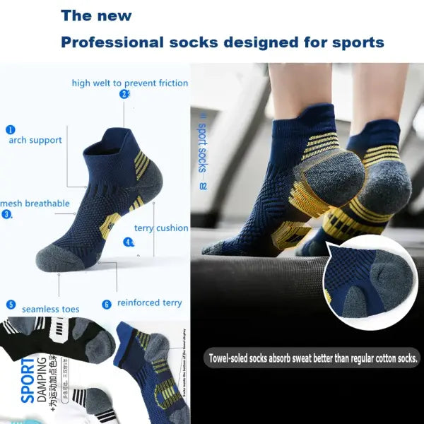 Basketball training sports socks polyester spandex quick-drying running