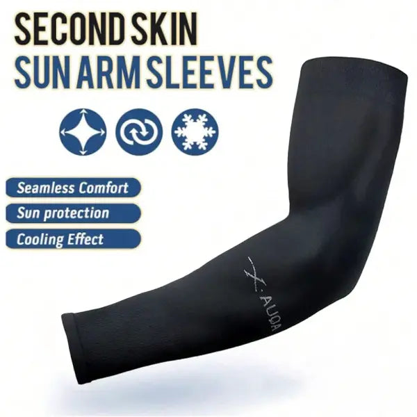3Pairs Fashion Sun Ice Silk Sleeves Unisex Summer Sun Protection Arm Sleeves Suitable for Outdoor Riding Driving Fishing