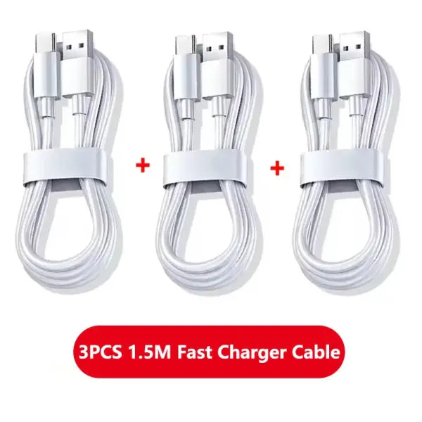 3PCS 100W 6A Super Fast Charger Cable Fast USB Type C Charging Data Cord Quick Charger Cabletype c charger fast