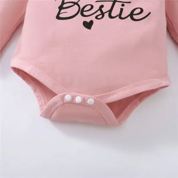 3PCS Baby Girl Autumn Outfit – Mama Print Long Sleeve Romper Love Heart Pants & Headband Set