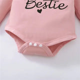 3PCS Baby Girl Autumn Outfit – Mama Print Long Sleeve Romper Love Heart Pants & Headband Set