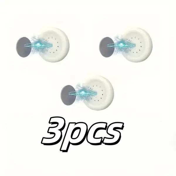 3pcs No Drill Magnetic Remote Holder - Wall Mount for TV/AC/DVD Remotes White Space-Saving Design - 3pcs