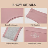 3pcs Seamless Brazilian Panties Ice Silk Low Waist Sexy Underwear