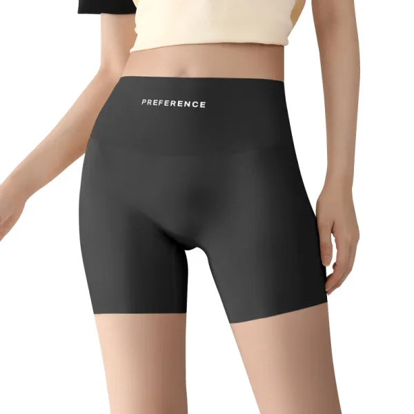 3PCS Seamless Protective Shorts for Women – Plus Size Ice Silk Safety Underwear Summer Comfort Intimates