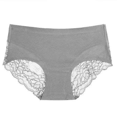3PCS/Set Women’s Lace Underwear - Sexy Lingerie Big Size Silk Satin Briefs Soft and Cozy