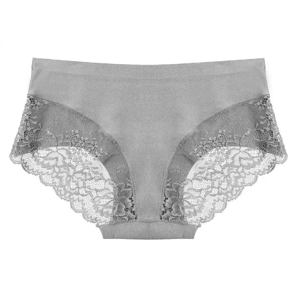 3PCS/Set Women’s Lace Underwear - Sexy Lingerie Big Size Silk Satin Briefs Soft and Cozy