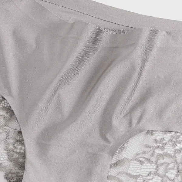 3PCS/Set Women’s Lace Underwear - Sexy Lingerie Big Size Silk Satin Briefs Soft and Cozy