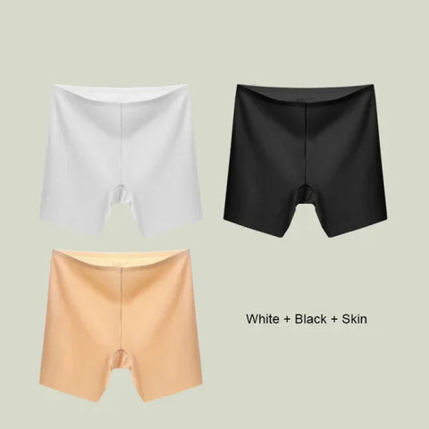 3PCS Women’s Seamless Shaper Shorts – High Waist Slimming Panties - Set 1 / L(50-60kg)