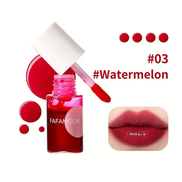 4 Color Fruity Lip Tint Water Gloss Tint - Moisturizing Waterproof Liquid Lipstick - Himpall