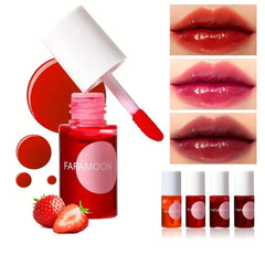 4 Color Fruity Lip Tint Water Gloss Tint - Moisturizing Waterproof Liquid Lipstick - Himpall