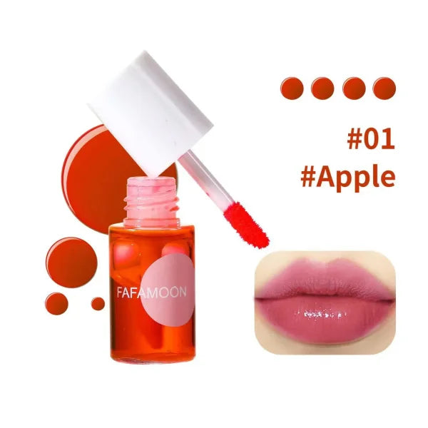 4 Color Fruity Lip Tint Water Gloss Tint - Moisturizing Waterproof Liquid Lipstick - Himpall