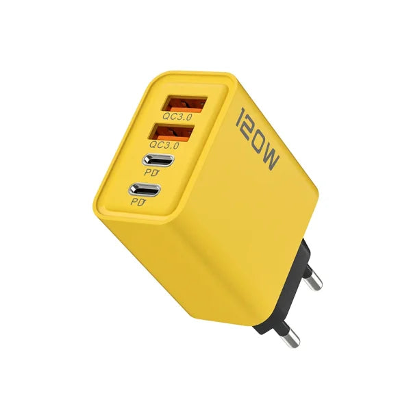 4 Ports USB C PD Charger with Quick Charge Technology for Fast Charging