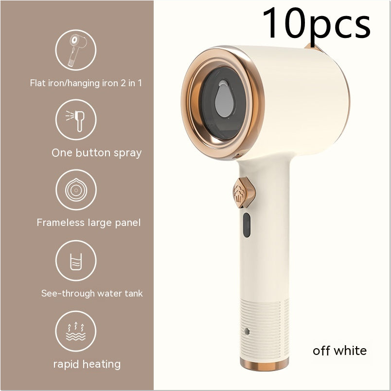 Portable Handheld Steam Iron and Garment Steamer Ironing Machine - Beige / Eu / 10PCS - Hair Remover