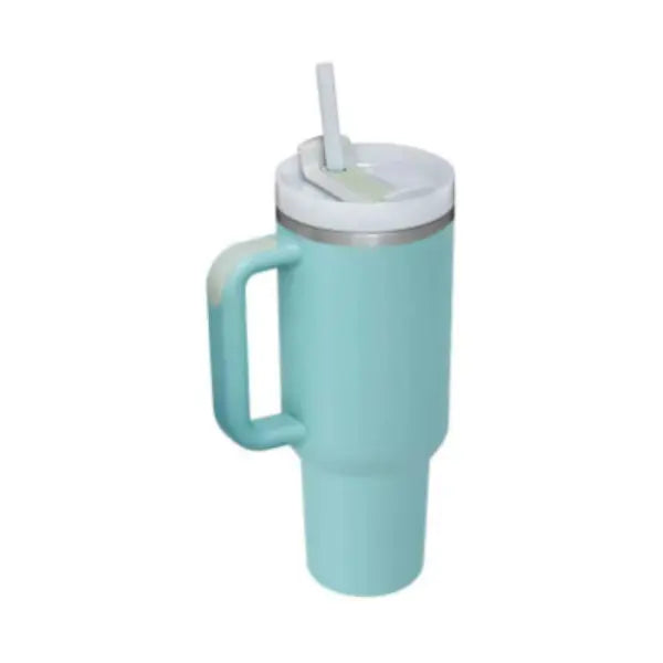 40oz Insulated Stainless Steel Tumbler with Handle and Lid - Second generation light green / 1200ML / 1PC