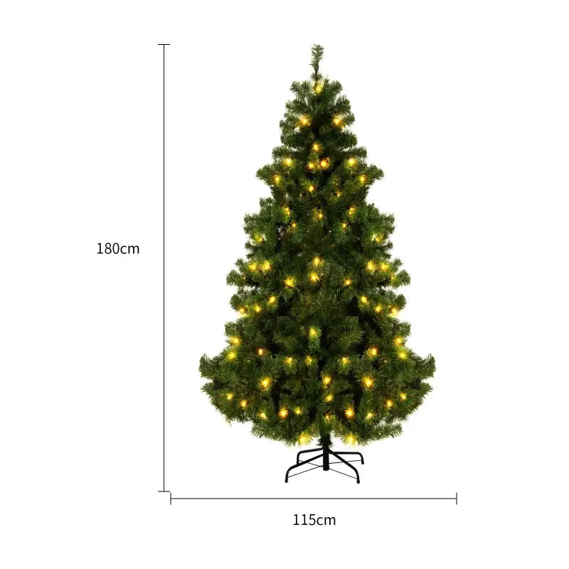 Discounted Artificial Snow Christmas Tree for PVC Decoration - Green180CM