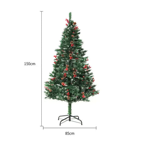 Discounted Artificial Snow Christmas Tree for PVC Decoration - SONG150CM