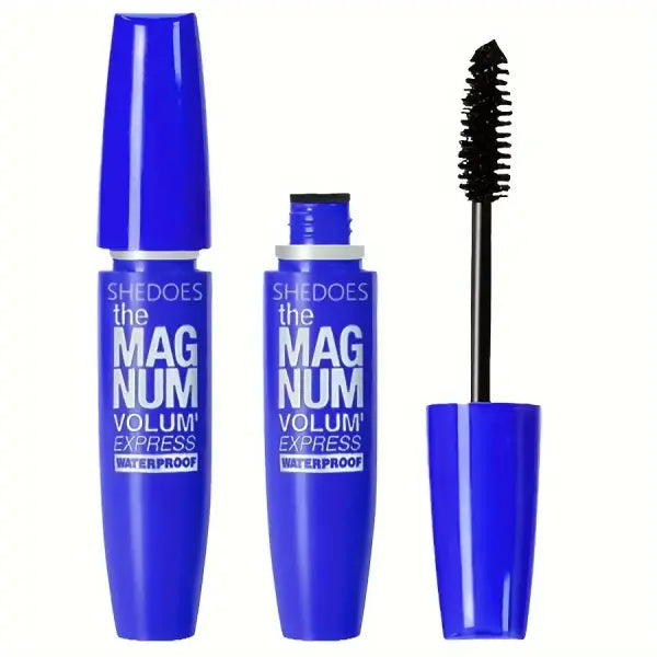 4D Black Mascara Thickening Lengthening Curling Waterproof Liquid Fiber Mascara - 8828-blue