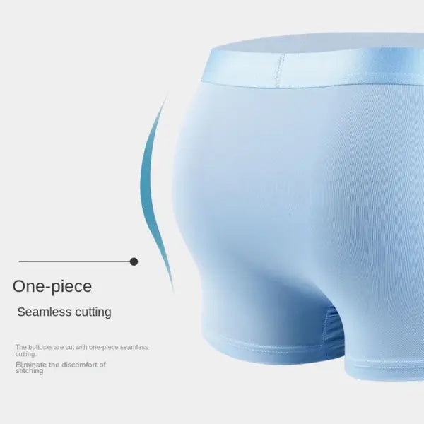 Ice Silk Boxer Shorts L-6XL Breathable Underwear