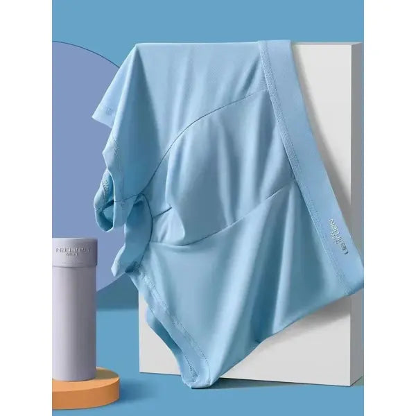 Ice Silk Boxer Shorts L-6XL Breathable Underwear