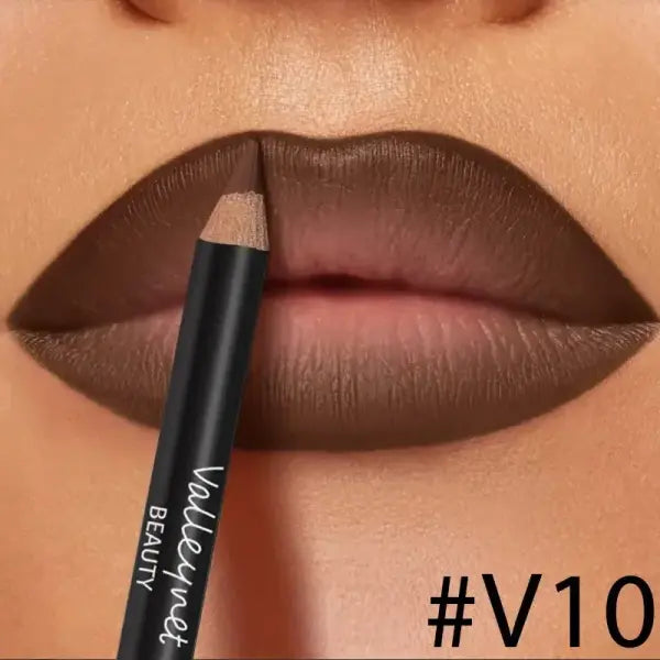 beauty glazed choice Dark Brown Lip Gloss Combo Waterproof Matte
