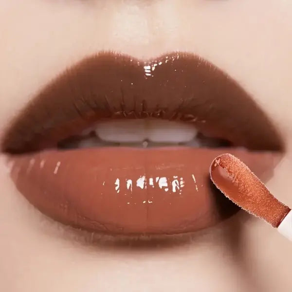 beauty glazed choice Dark Brown Lip Gloss Combo Waterproof Matte