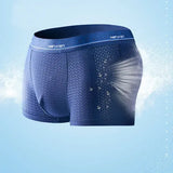 Ice Silk Mens Boxer Shorts Plus Size – Cool Breathable Underwear