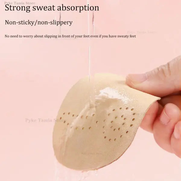 4pcs Sandals Anti-slip Stickers Leather Forefoot Pad Women High Heels Pain Relief Insert Insoles Toe Cushion Foot Care