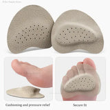 4pcs Sandals Anti-slip Stickers Leather Forefoot Pad Women High Heels Pain Relief Insert Insoles Toe Cushion Foot Care
