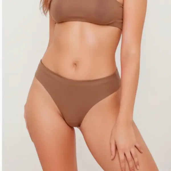 4PCS Seamless Brazilian Type Panties Ice Silk Low Waist Sexy Briefs