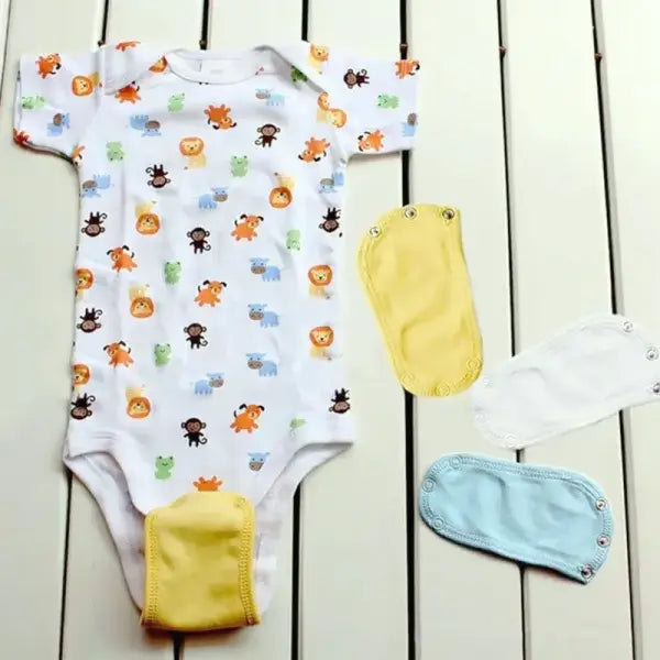 4PCS Baby Romper Set – Soft Jumpsuits with Extender Super Utility Bodysuit for Newborns & Infants